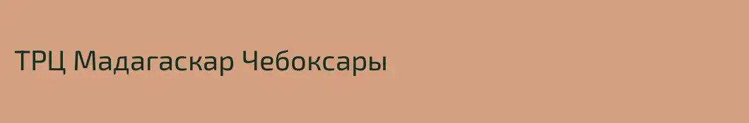 ТРЦ Мадагаскар Чебоксары